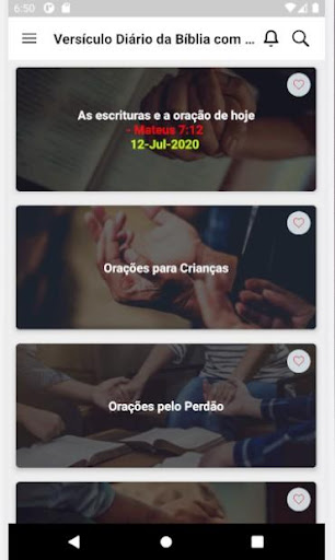Aperçu de l'application