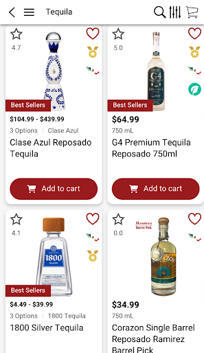 Android application Ramirez Beverage Center screenshort