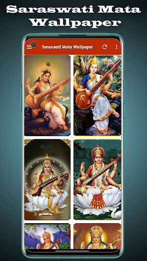 Saraswati Mata Wallpaper HD Screen 2
