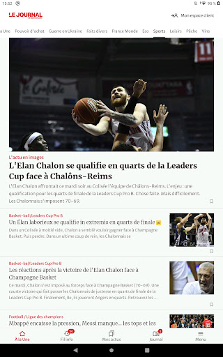 Le Journal de Saône-et-Loire Screenshot