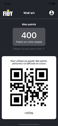 FIDY - carte de fidélité Screen 2