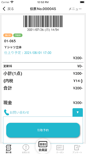 RITZ CLEANING Screen 2