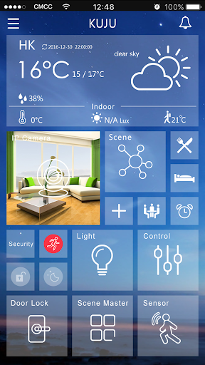 Android application KUJU Smart Home by Tronico screenshort