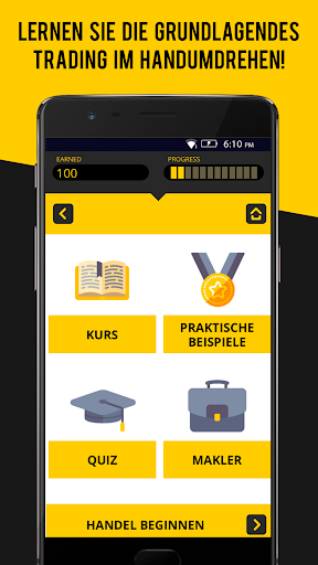 Android application Traden Lernen: Online Kurs screenshort