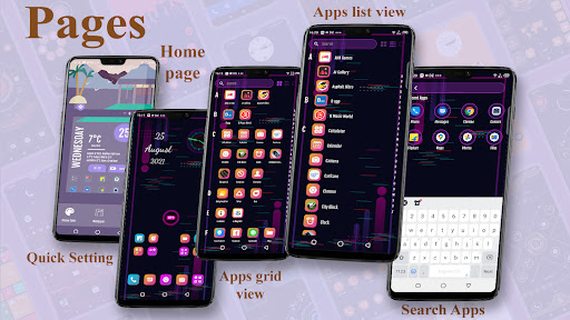 Screenshot of Modern Theme Launcher 2025