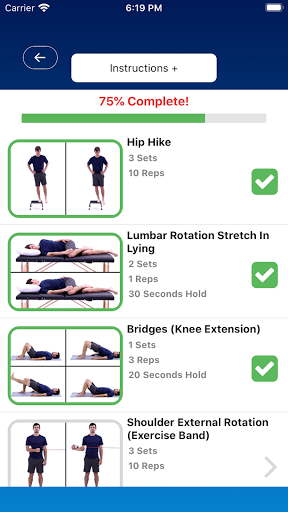 Android application Physical Therapy Pros screenshort