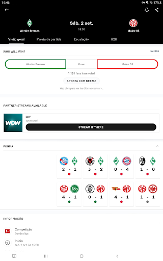 OneFootball Resultados Futebol — Screenshot 18
