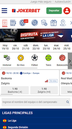 Android application ▷ JOKERBET | Apuestas y casino screenshort
