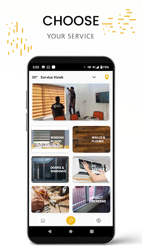 Service Hawk - Home Services Screen 3