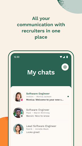 Android application Teamable screenshort