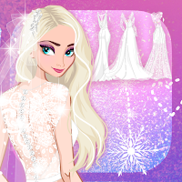 Снежная свадьба - Одевалка ледяной принцессы