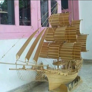 bamboo boat craft ideas