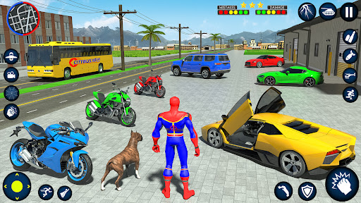 Android application Spider Rope Hero City Battle screenshort