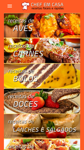 Android application Chef em Casa - Receitas Fáceis screenshort