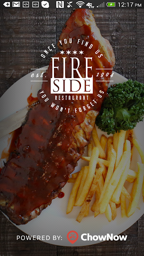 Android application Fireside Restaurant and Lounge screenshort