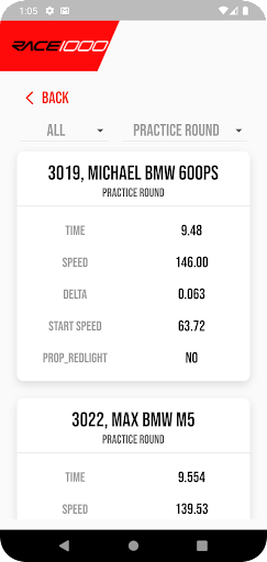 Race1000 Screen 3
