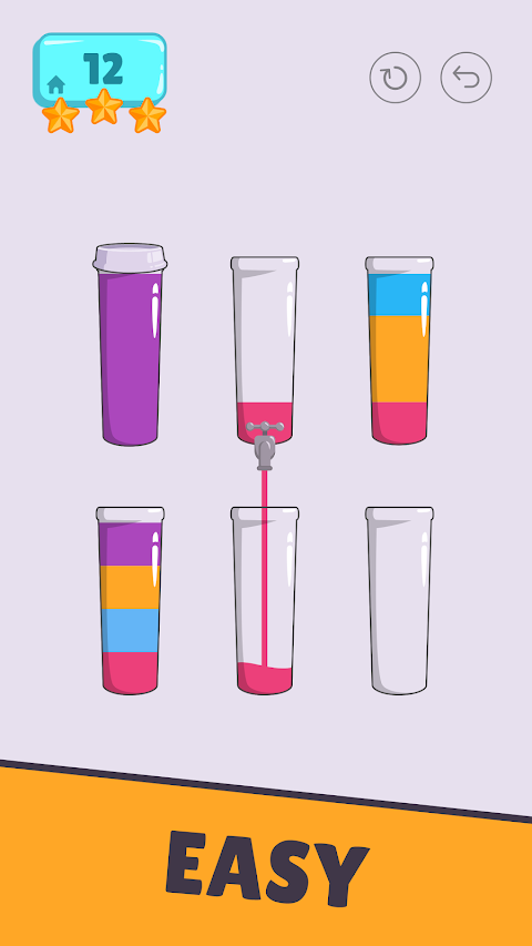 Cups Color ・ 水選別パズルゲームのおすすめ画像4
