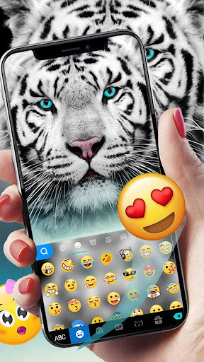 Wild Tiger King Keyboard Theme Screen 2