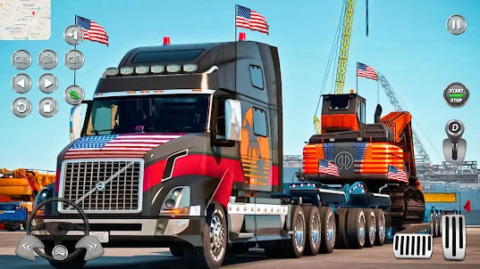 American Truck Cargo Driving