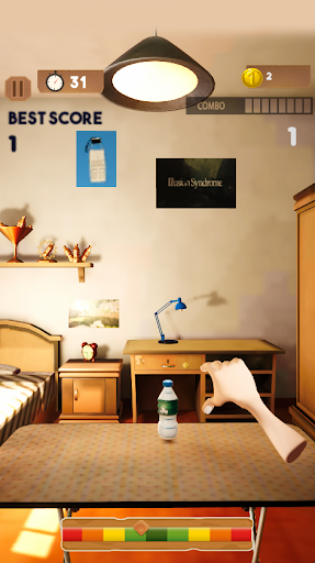 Milk Bottle Flip Jump 3D Screen 3