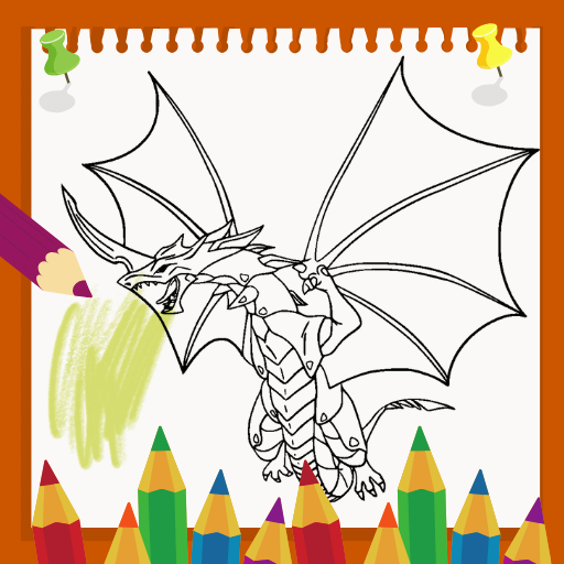 Dragon Anime Coloring Book Download on Windows