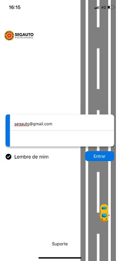 Android application SEGAUTO RASTREADORES screenshort