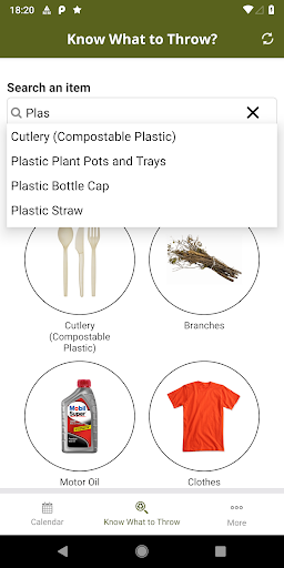 Android application Cedar Hill TX Waste App screenshort