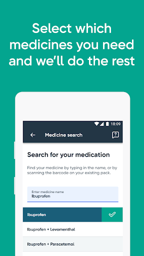 Well Repeat NHS Prescriptions Screen 3
