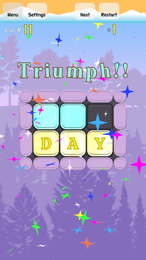 Sliding Words Puzzle - Mind Ex