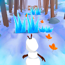 Snowman Rush: Frozen run 