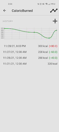Body Measurement Tracker Screen 3
