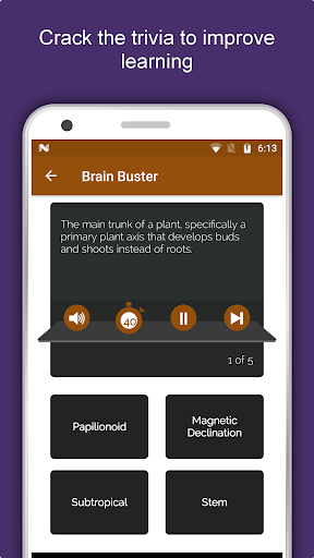 Screenshot of Palaeontology Dictionary App