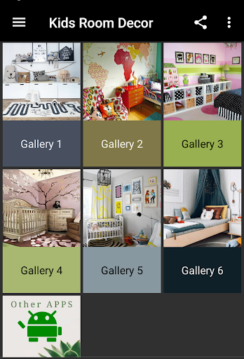 Android application Kids Room screenshort