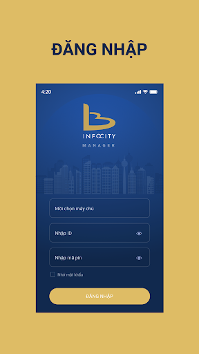 Android application Infocity Manager screenshort