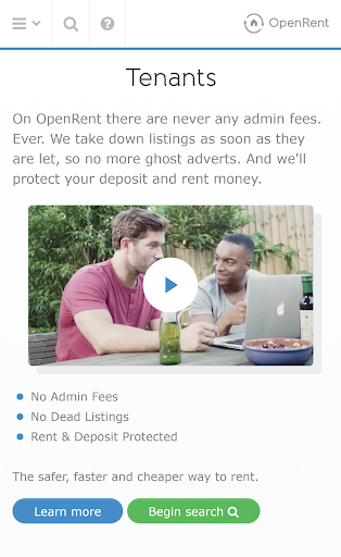 OpenRent | Property to Rent Screen 2