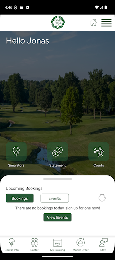 Oak Hill Country Club. Screenshot 2 - AppWisp.com