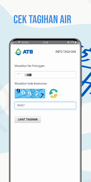 Cek ATB - Cek Tagihan Air Kota Batam screenshot 0