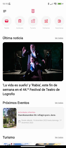 Android application Logroño.es screenshort