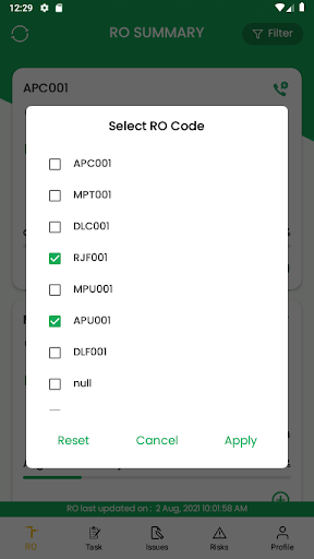Jio-bp EPM Screen 2