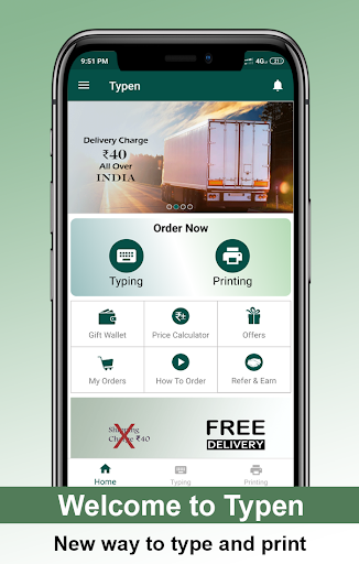 Android application Typen - Online Printing screenshort