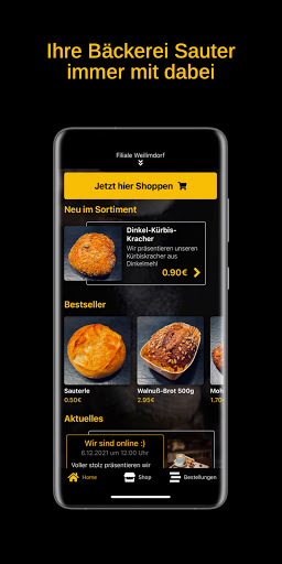 Bäckerei Sauter Screen 2