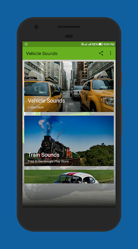 Android application Vehicle Sounds screenshort
