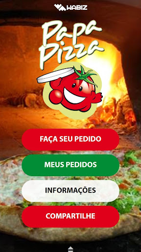 Android application Papa Pizza Delivery screenshort