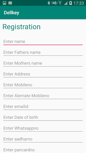 Android application Dellkey Engineering screenshort