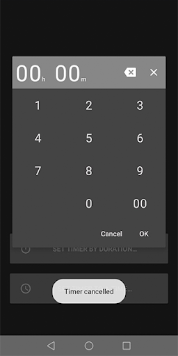 Android application Stop Timer screenshort