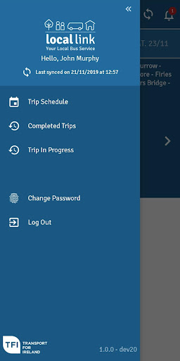 Local Link Driver App Screen 2