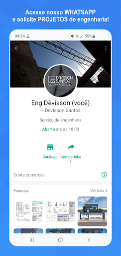 Android application Projeto Hidrossanitário Online screenshort