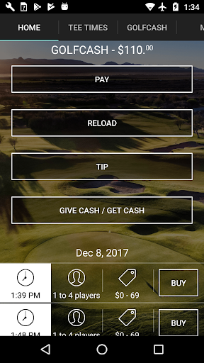 Mojave Resort Golf Tee Times Screen 2