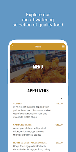 Route 22 Sports Bar Screen 2