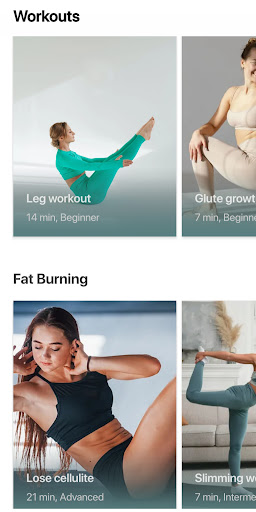 Screenshot of Buttocks and Leg Workout